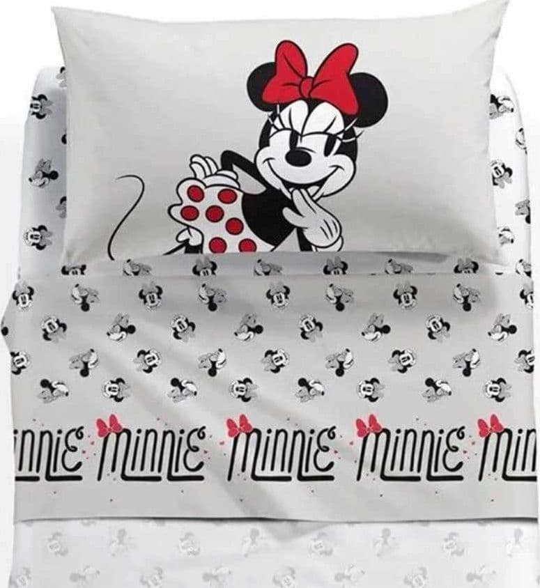 CALEFFI COMPLETO LENZUOLA MINNIE RETRO LETTO SINGOLO 1 PIAZZA DISNEY
