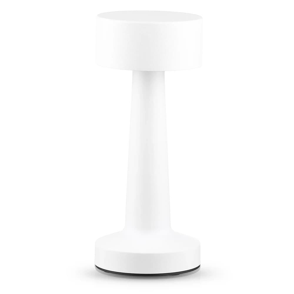 LAMPADA DA TAVOLO TOUCH LED RICARICABILE USB LUCE DECORATIVA 3 COLORI SENZA FILI - 21