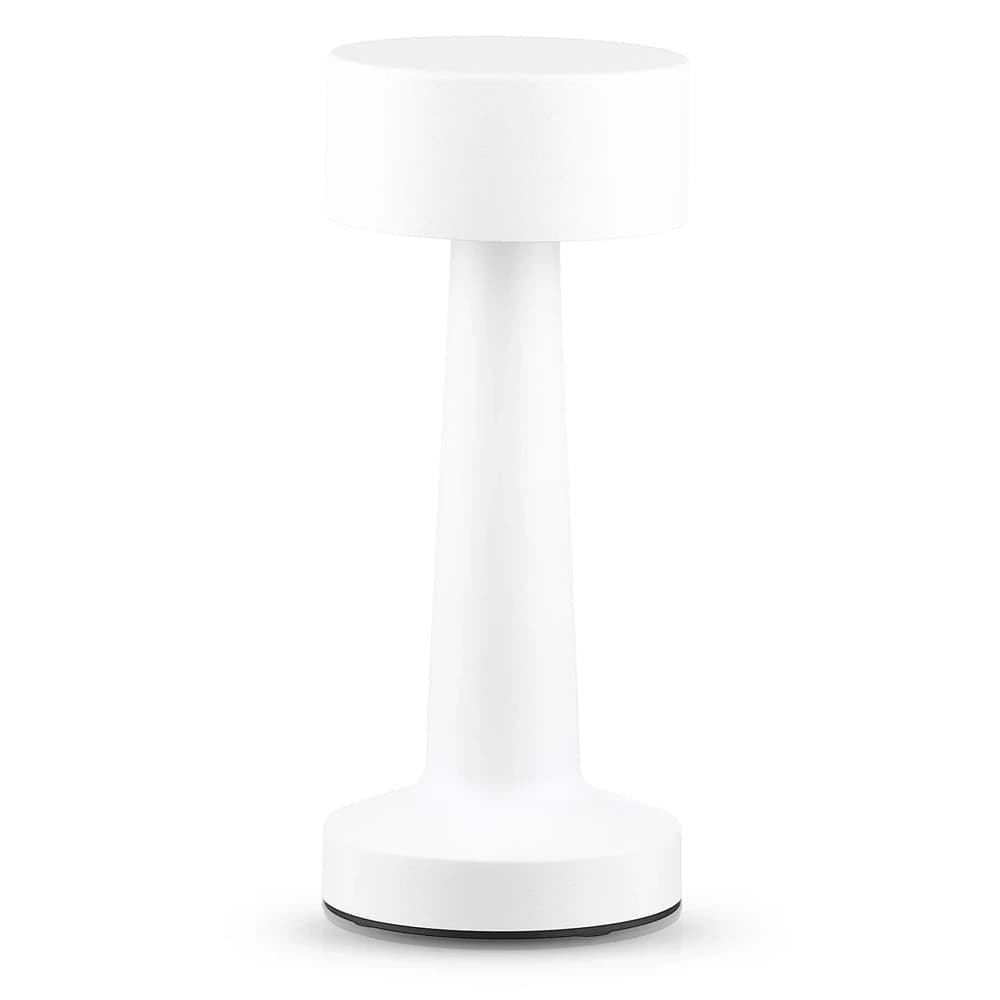LAMPADA DA TAVOLO TOUCH LED RICARICABILE USB LUCE DECORATIVA 3 COLORI SENZA FILI - 11