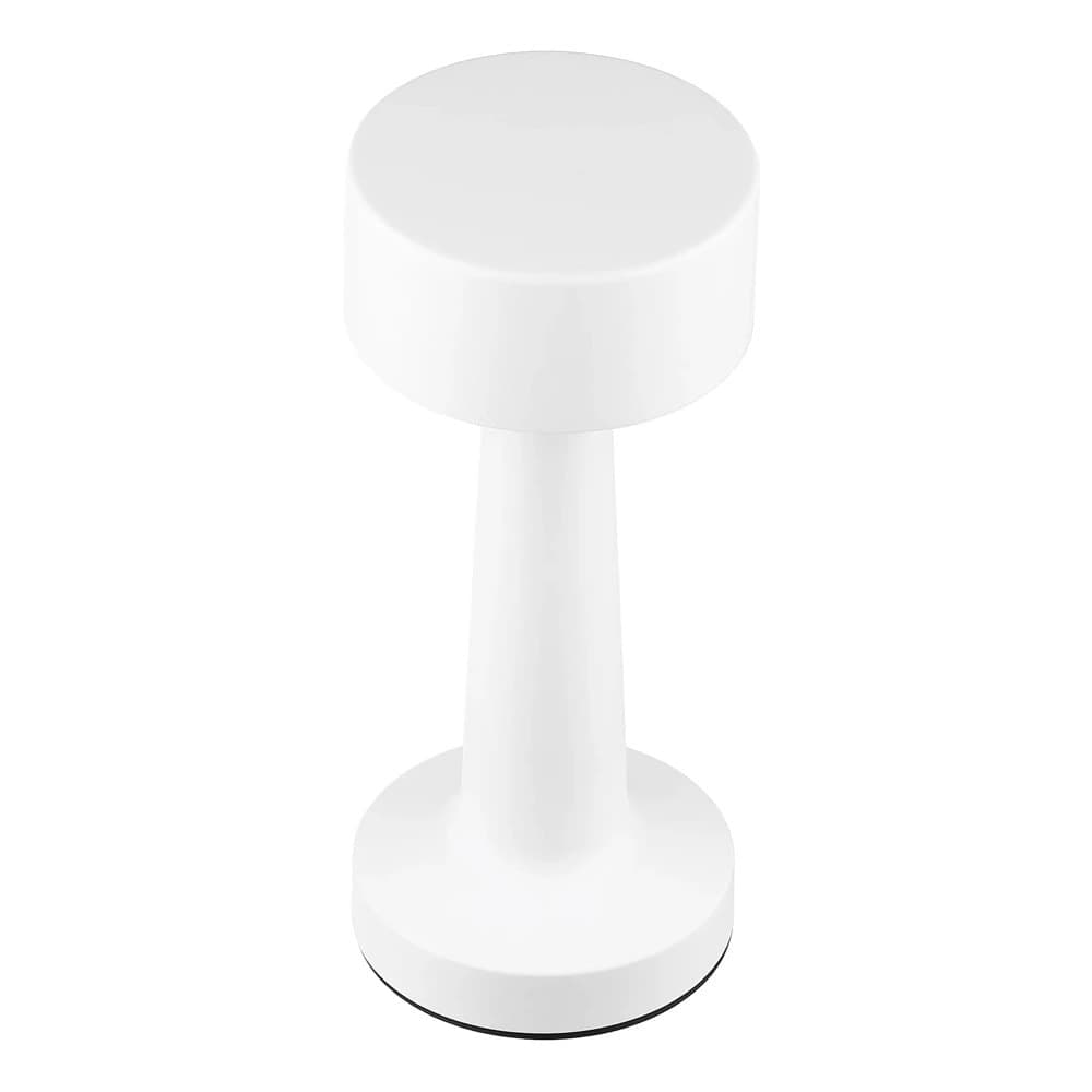 LAMPADA DA TAVOLO TOUCH LED RICARICABILE USB LUCE DECORATIVA 3 COLORI SENZA FILI - 12