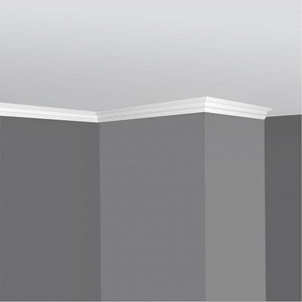 €0,49ml *** STOCK *** Pacco da 300ml di cornice decorativa in polistirene compatto XPS 35X35x2000 LD35C/K35 - Eternal Parquet