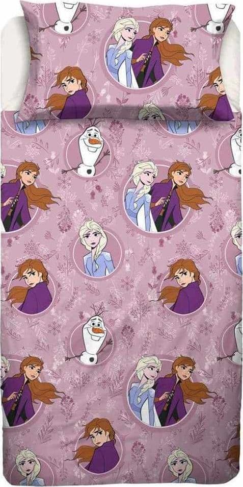 DISNEY FROZEN HERMET COMPLETO LENZUOLA FLANELLA LETTO SINGOLO 1 PIAZZA
