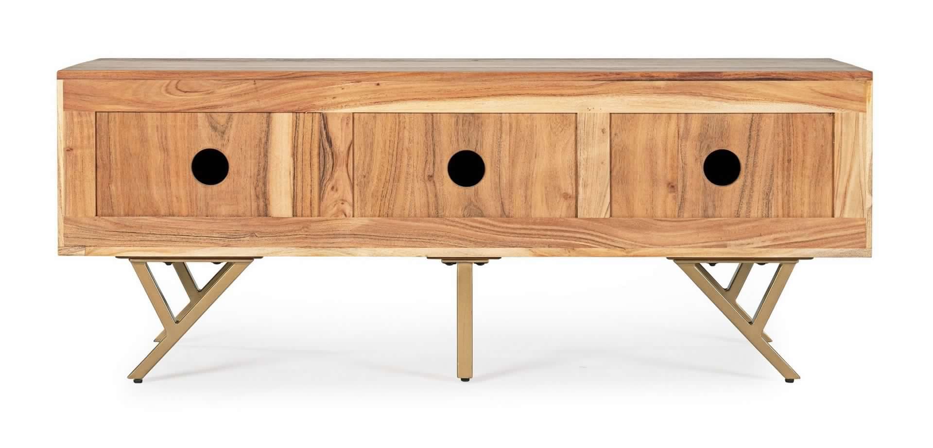 Mobile porta TV "Raida" per interno 130 x 40 x 51h cm in Pareti attrezzate Decor Space - Altamura, commercioVirtuoso.it