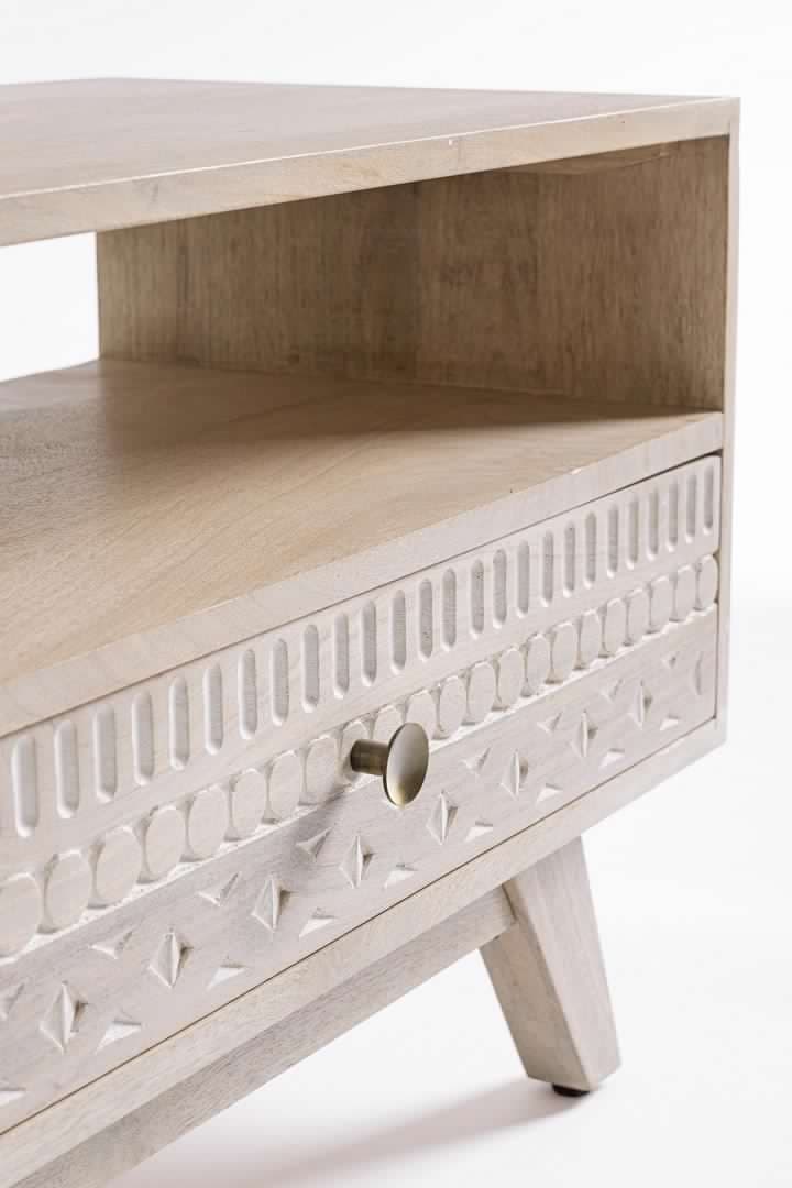 Mobile porta TV "Indira" per interno 130 x 35 x 45h cm in Pareti attrezzate Decor Space - Altamura, commercioVirtuoso.it