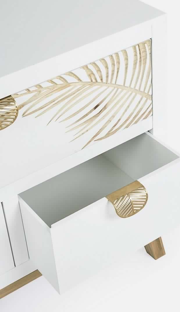 Mobile porta TV "Folium" per interno 120 x 40 x 52h cm in Pareti attrezzate Decor Space - Altamura, commercioVirtuoso.it
