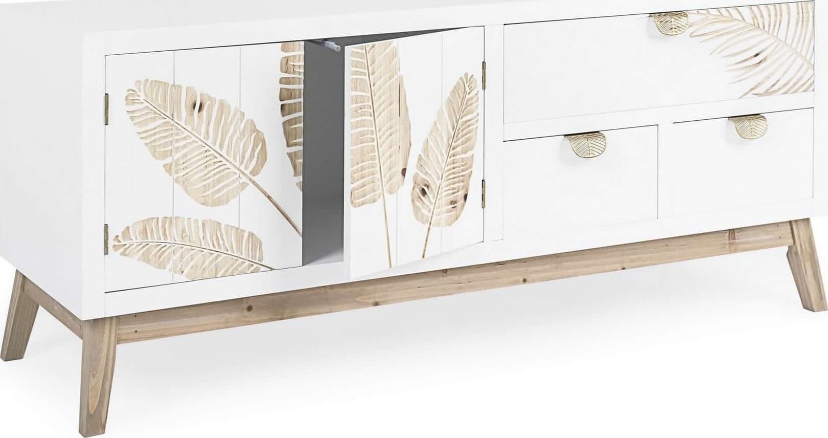 Mobile porta TV "Folium" per interno 120 x 40 x 52h cm in Pareti attrezzate Decor Space - Altamura, commercioVirtuoso.it