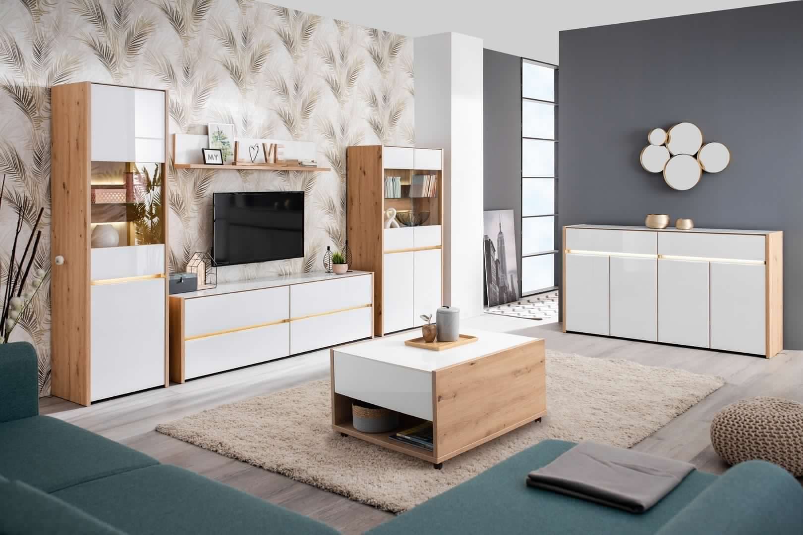 Mobile porta TV "Goteborg" per interno 188 x 40 x 55,5h cm in Pareti attrezzate Decor Space - Altamura, commercioVirtuoso.it