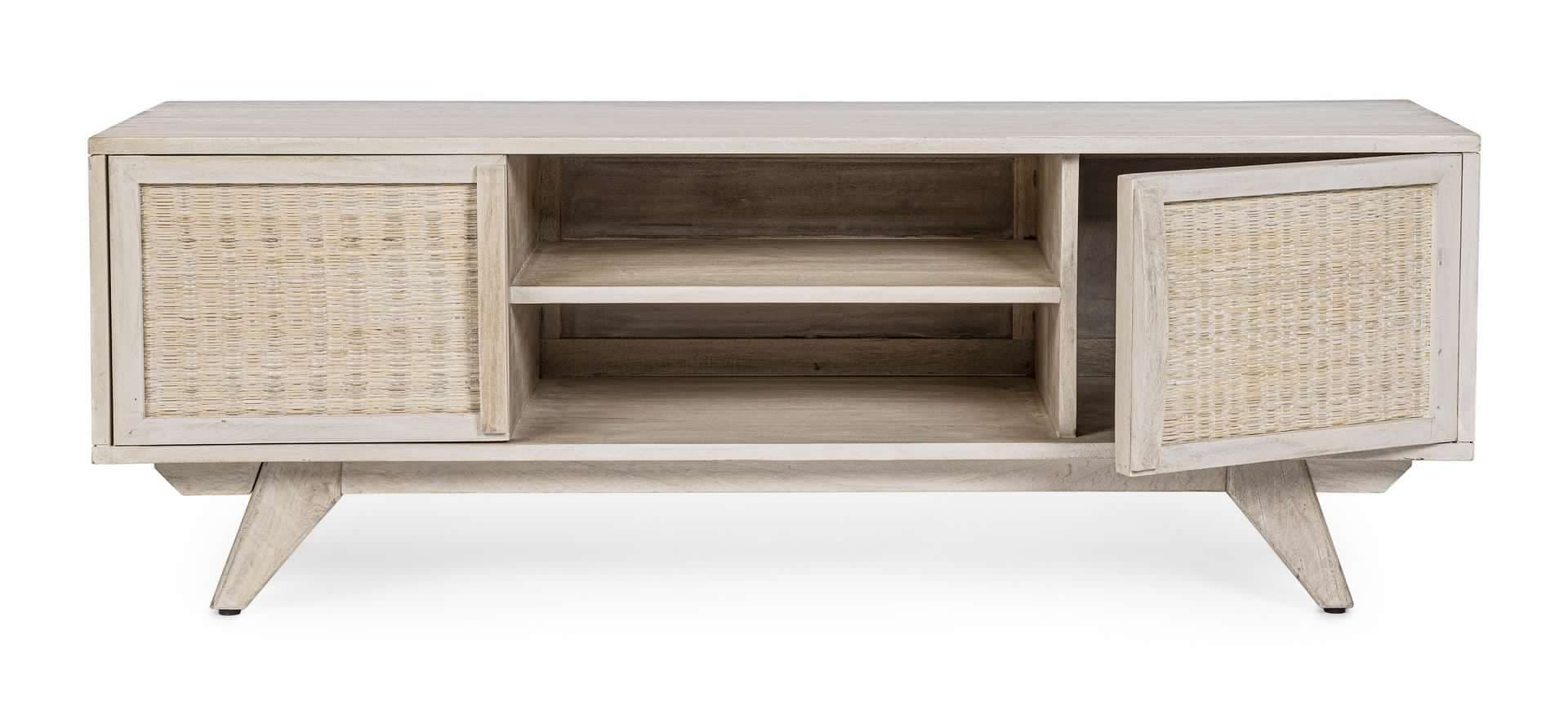 Mobile porta TV "Sahana" per interno 128 x 40 x 45h cm in Pareti attrezzate Decor Space - Altamura, commercioVirtuoso.it