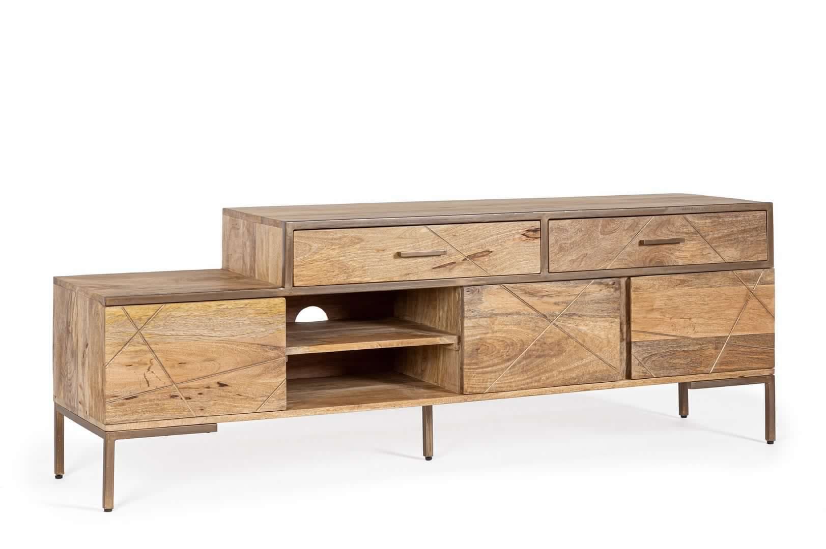Mobile porta TV "Jaidev" per interno 175 x 40 x 62h cm in Pareti attrezzate Decor Space - Altamura, commercioVirtuoso.it
