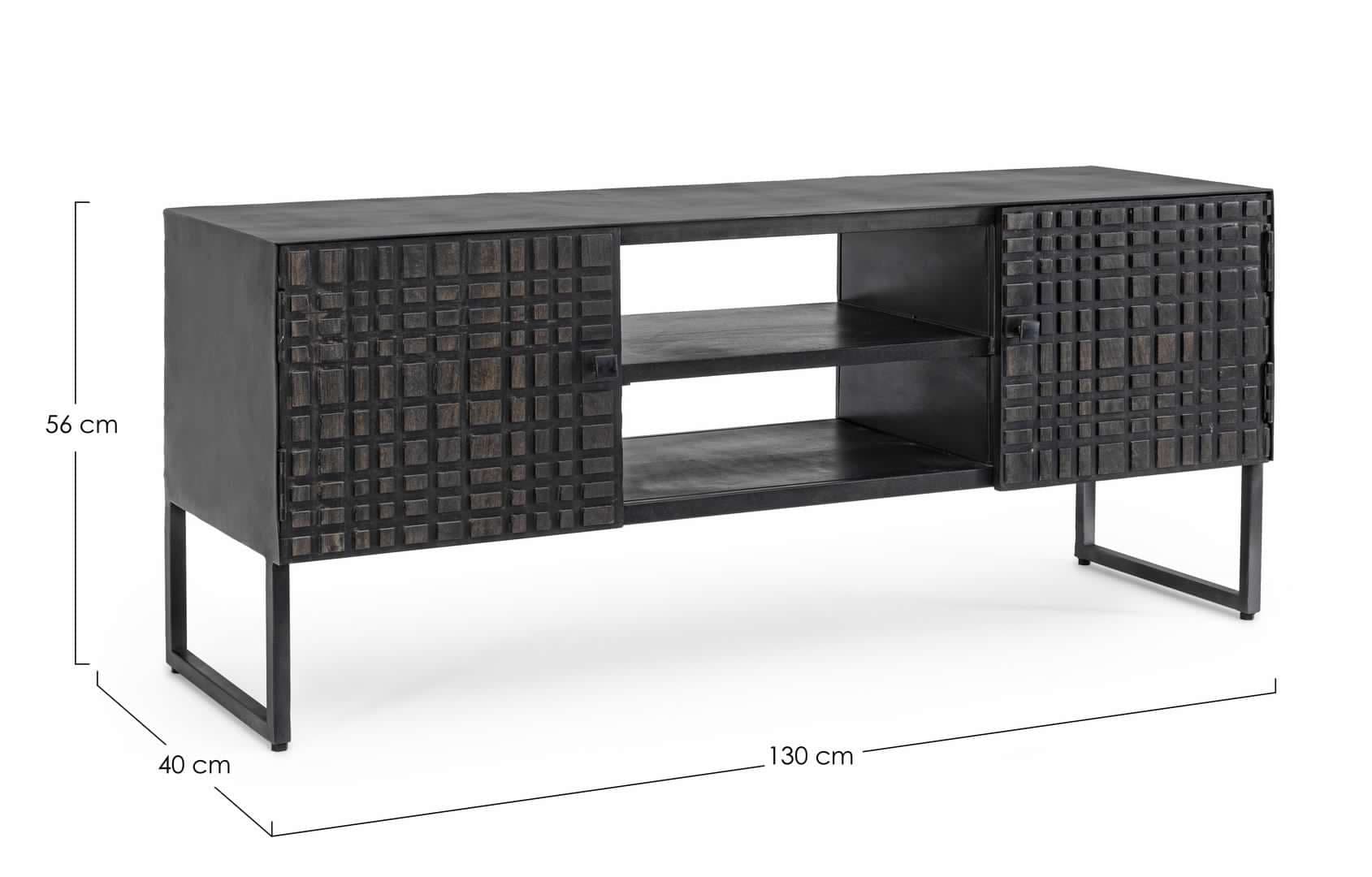 Mobile porta TV "Dorset" per interno 130 x 40 x 56h cm in Pareti attrezzate Decor Space - Altamura, commercioVirtuoso.it