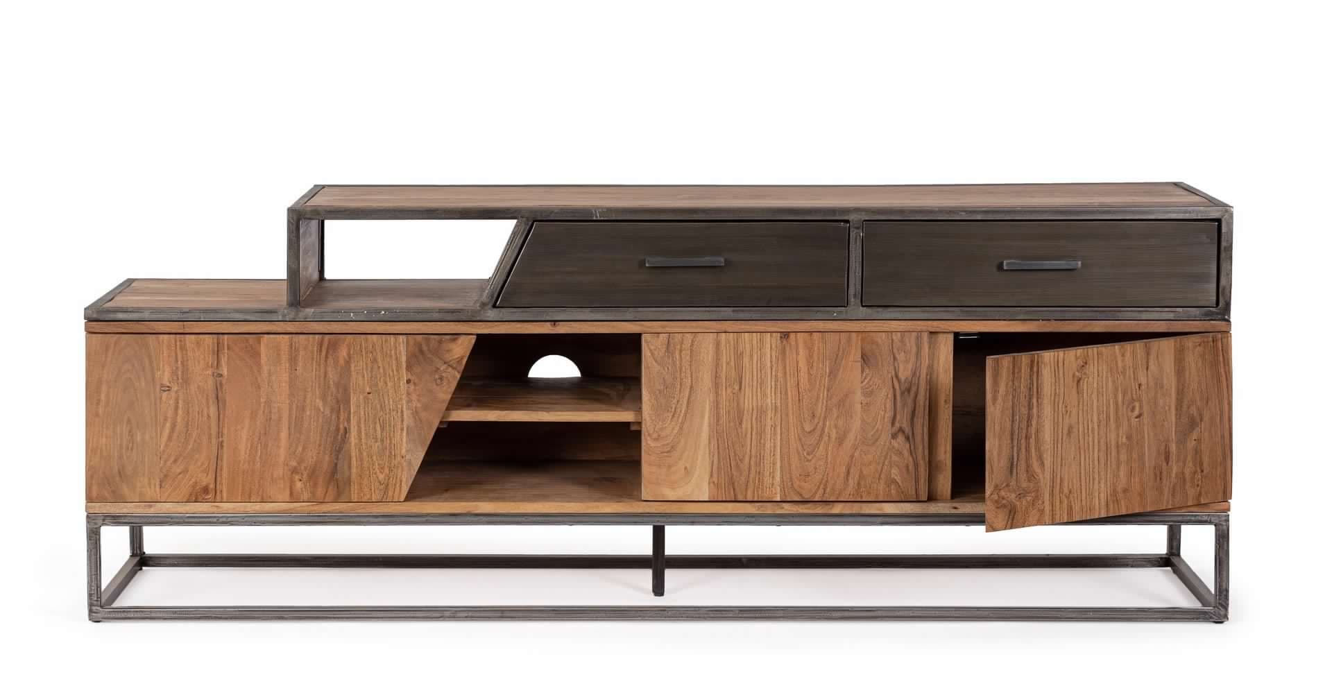 Mobile porta TV "Janak" per interno 175 x 40 x 64h cm in Pareti attrezzate Decor Space - Altamura, commercioVirtuoso.it