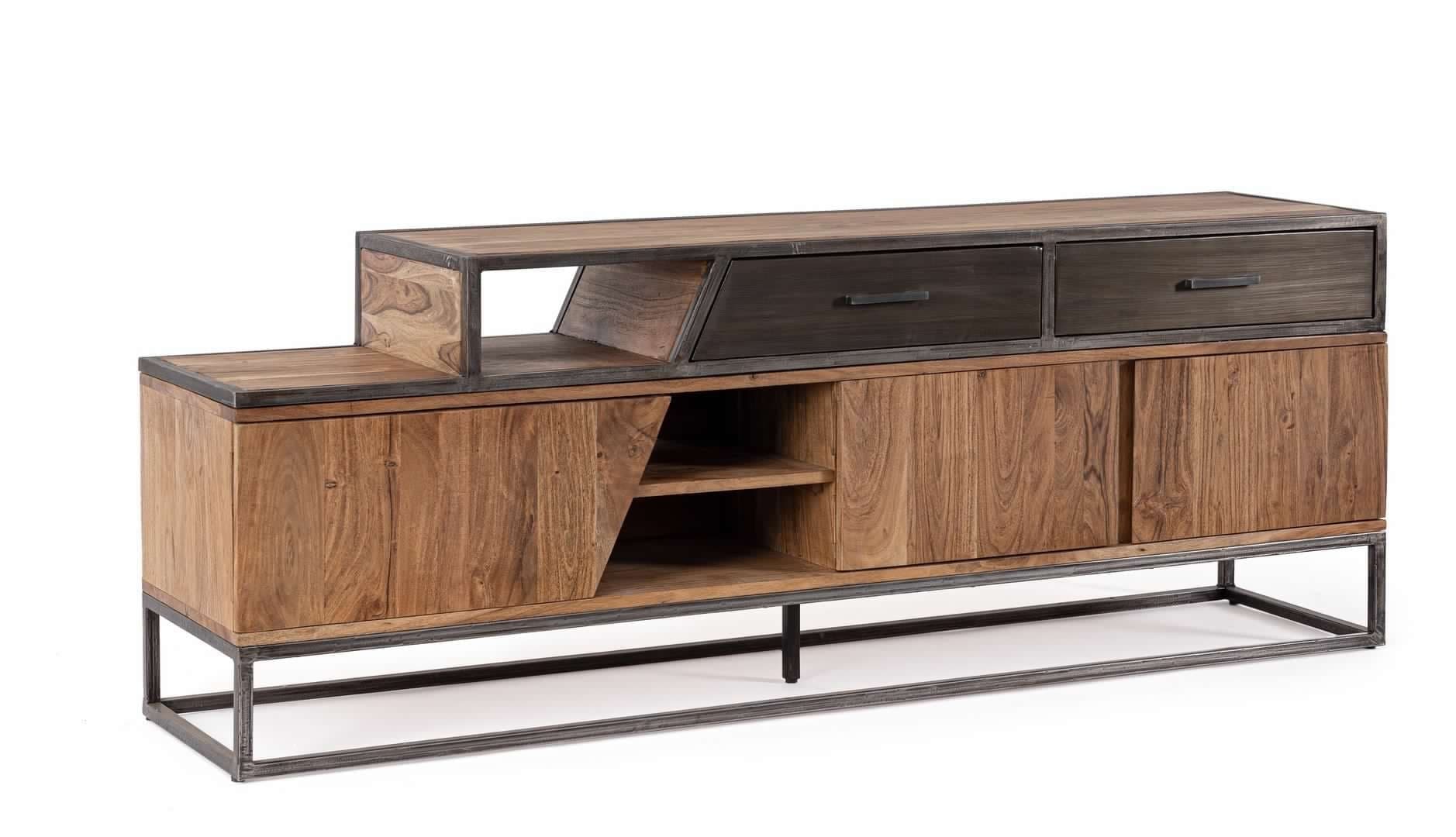 Mobile porta TV "Janak" per interno 175 x 40 x 64h cm in Pareti attrezzate Decor Space - Altamura, commercioVirtuoso.it