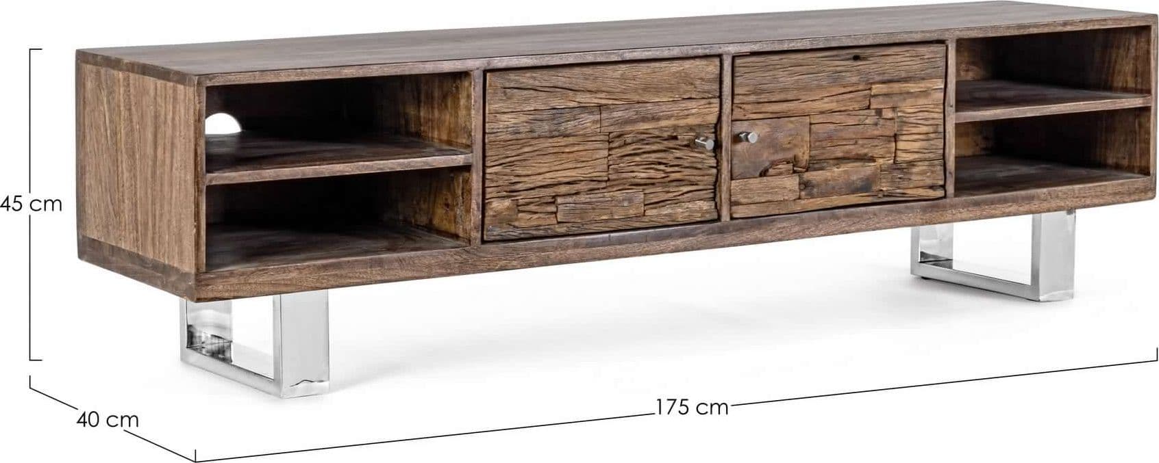 Mobile porta TV "Stanton" per interno 175 x 40 x 45h cm in Pareti attrezzate Decor Space - Altamura, commercioVirtuoso.it