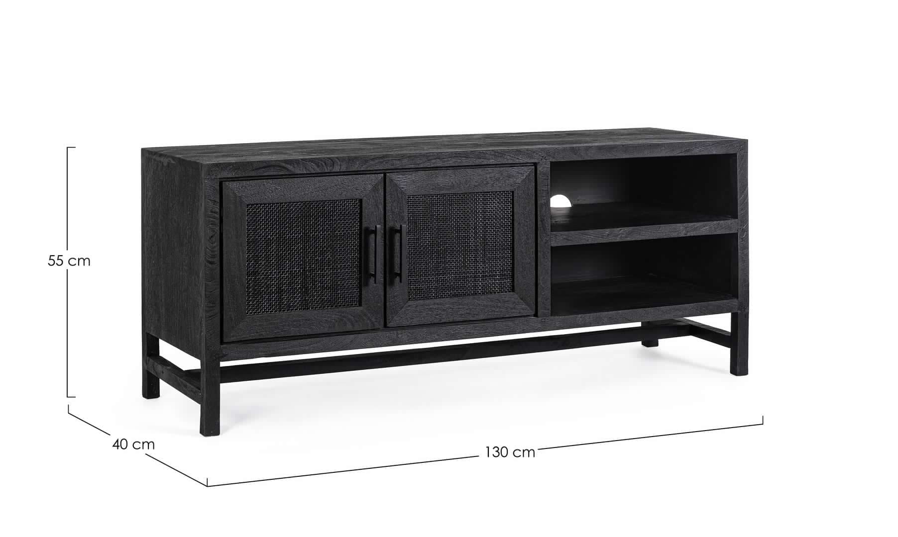 Mobile porta TV "Weston" per interno 130 x 40 x 55h cm in Pareti attrezzate Decor Space - Altamura, commercioVirtuoso.it