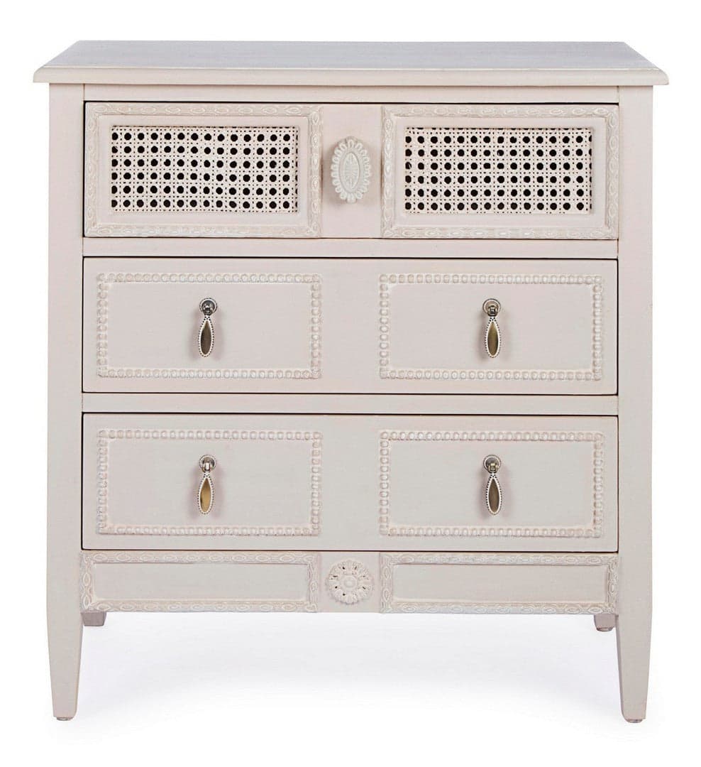Cassettiera "Eunice" per interno, con 3 Cassetti, 69 x 40 x 75 cm in Cassettiere Decor Space - Altamura, commercioVirtuoso.it
