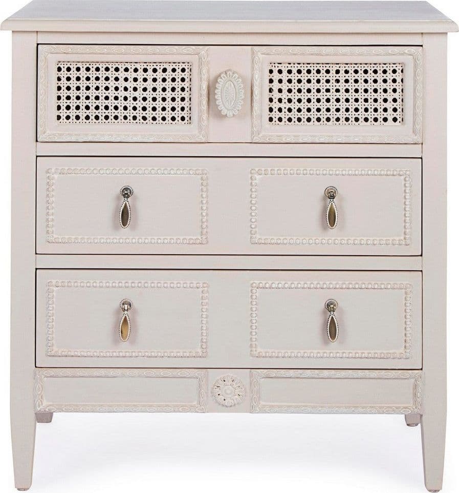 Cassettiera "Eunice" per interno, con 3 Cassetti, 69 x 40 x 75 cm in Cassettiere Decor Space - Altamura, commercioVirtuoso.it