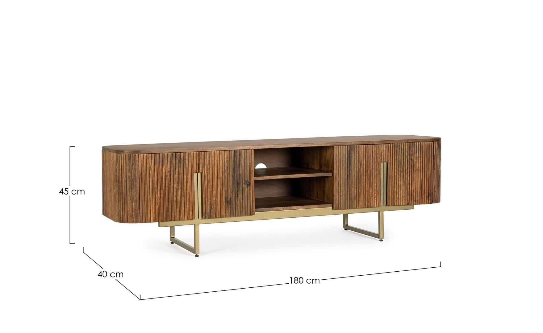 Mobile porta TV "Vilas" per interno 140 x 42 x 50h cm in Pareti attrezzate Decor Space - Altamura, commercioVirtuoso.it