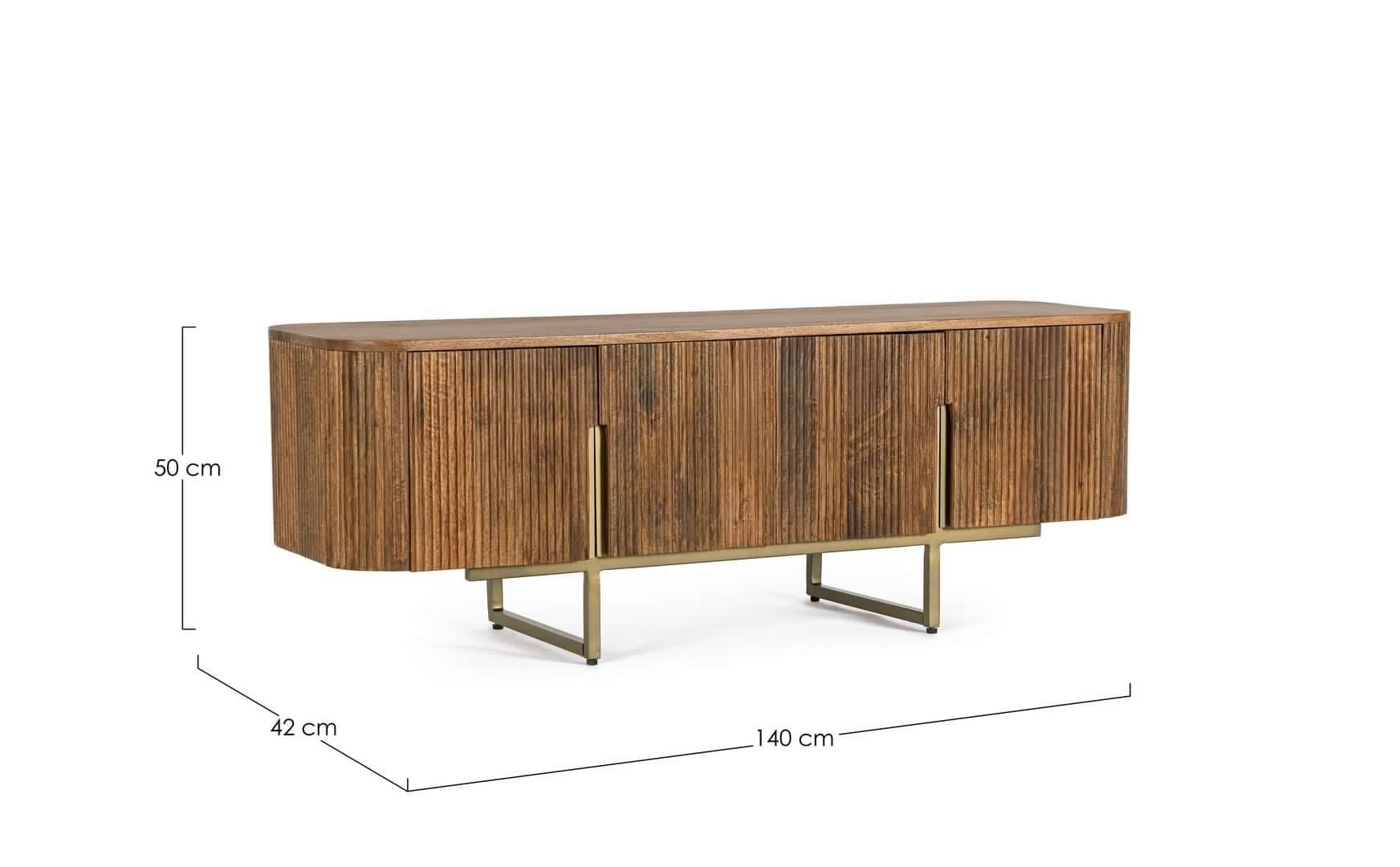 Mobile porta TV "Vilas" per interno 140 x 42 x 50h cm in Pareti attrezzate Decor Space - Altamura, commercioVirtuoso.it