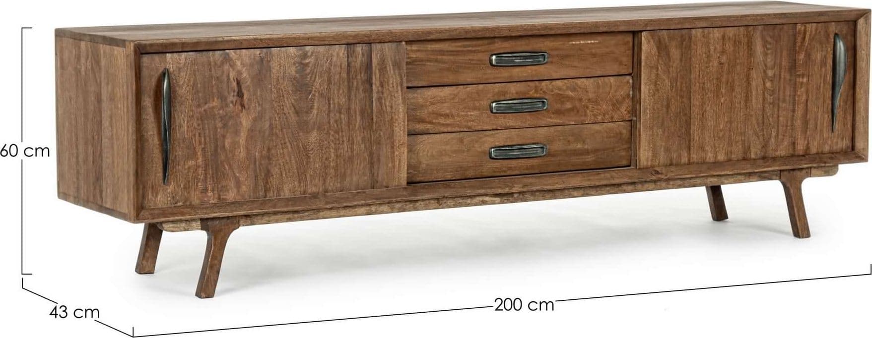 Mobile porta TV "Sherman" per interno 152 x 40 x 55h cm in Pareti attrezzate Decor Space - Altamura, commercioVirtuoso.it
