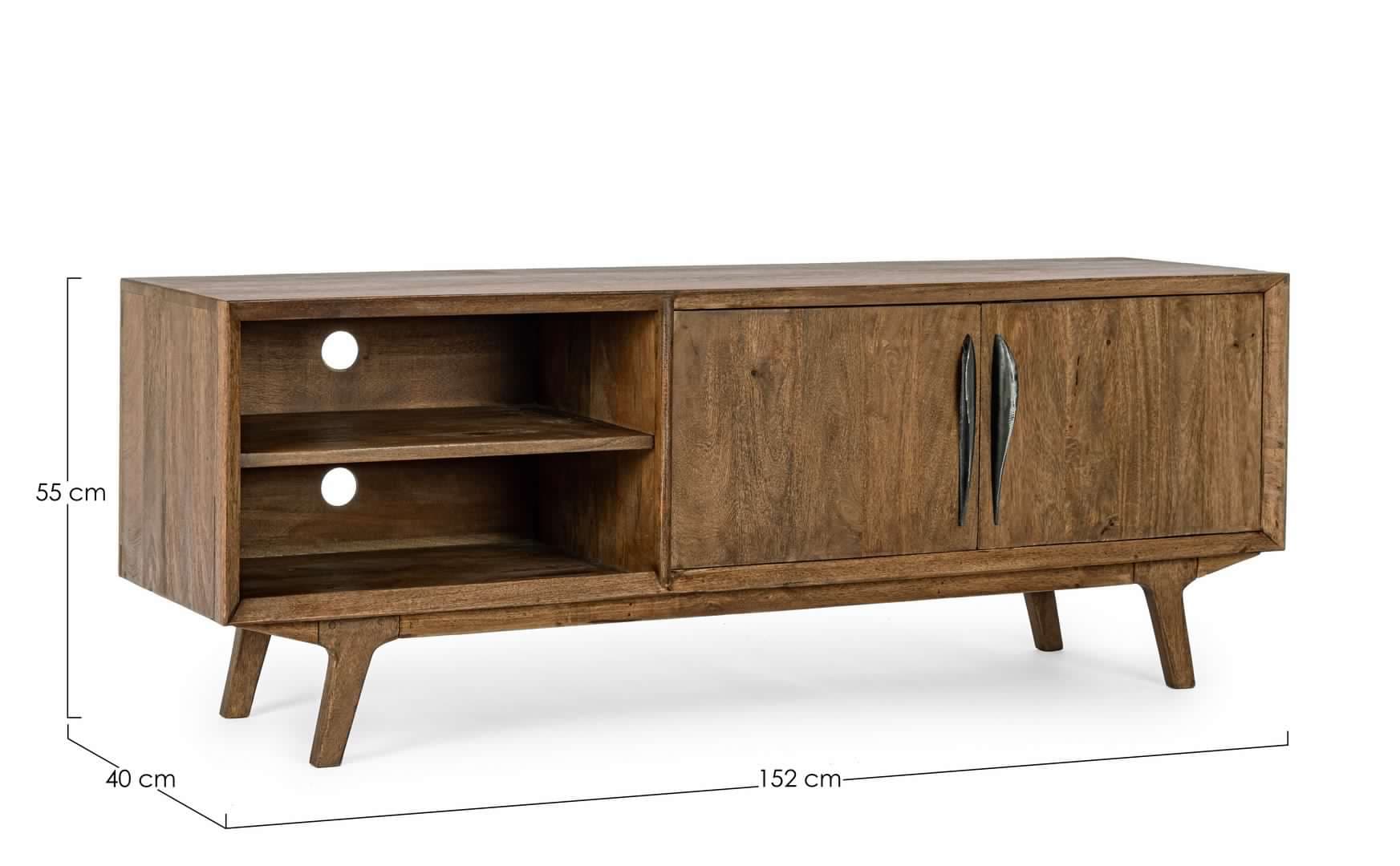 Mobile porta TV "Sherman" per interno 152 x 40 x 55h cm in Pareti attrezzate Decor Space - Altamura, commercioVirtuoso.it