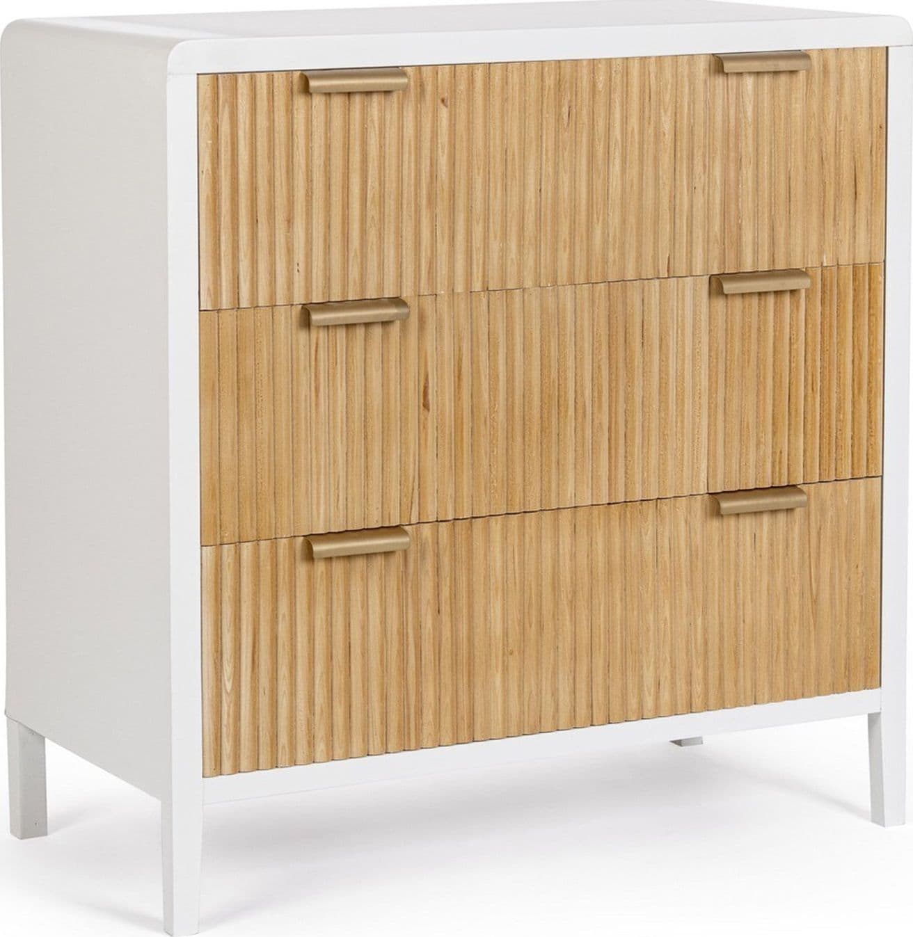 Cassettiera "Charley" per interno, con 3 Cassetti, 85 x 45 x 87 cm in Cassettiere Decor Space - Altamura, commercioVirtuoso.it