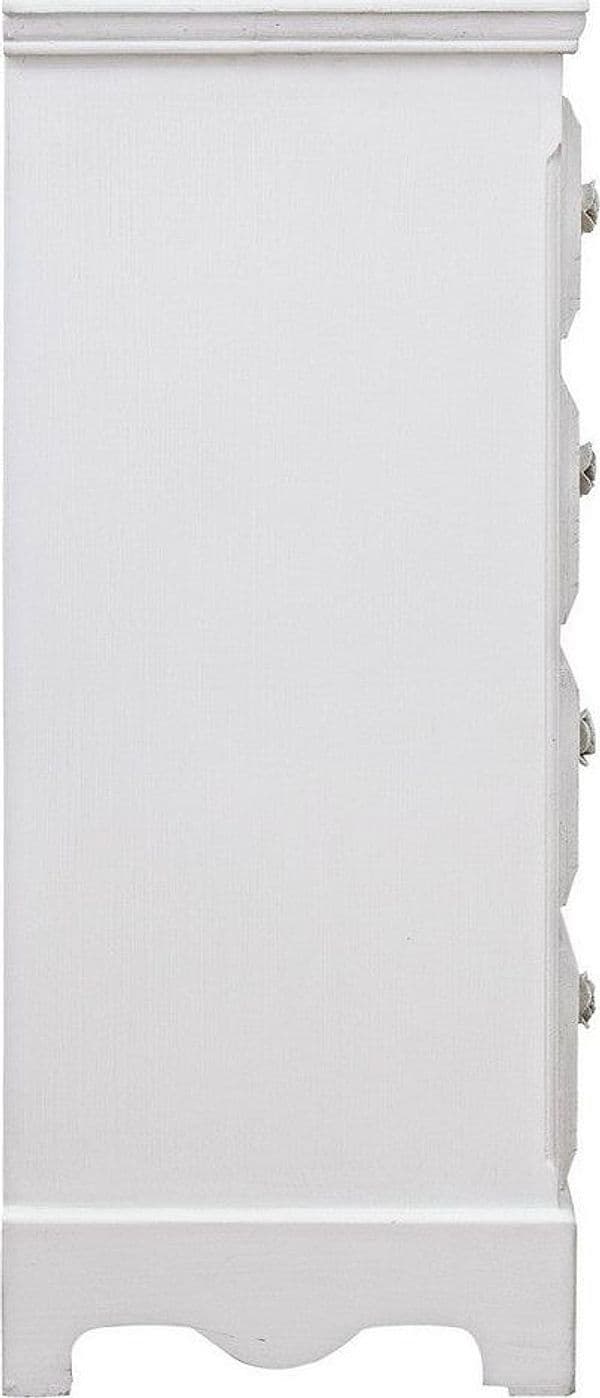 Cassettiera "Blanc" per interno, con 4 Cassetti, 87 x 47 x 88 cm in Cassettiere Decor Space - Altamura, commercioVirtuoso.it