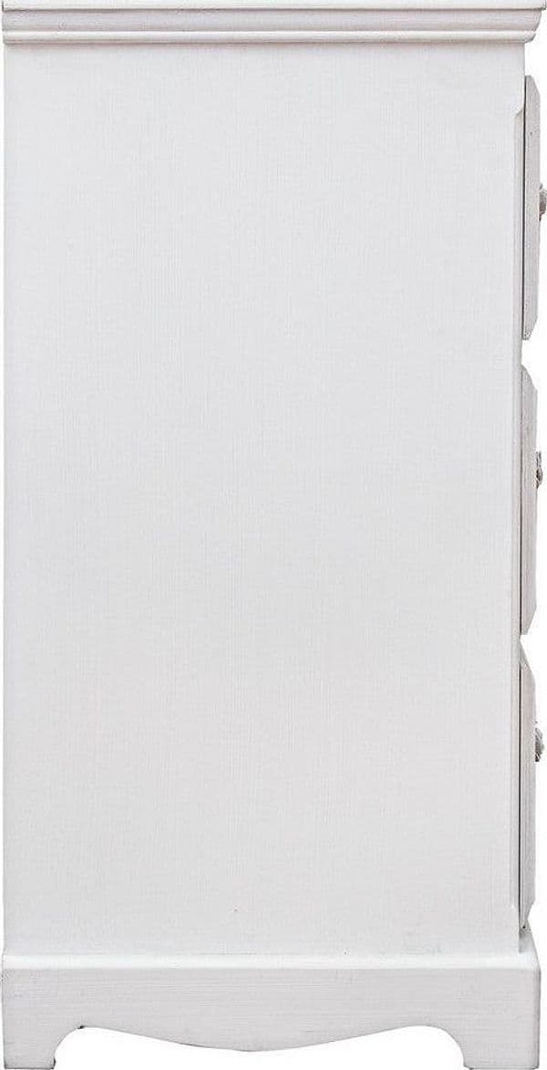 Cassettiera "Blanc" per interno, con 4 Cassetti, 87 x 47 x 88 cm in Cassettiere Decor Space - Altamura, commercioVirtuoso.it