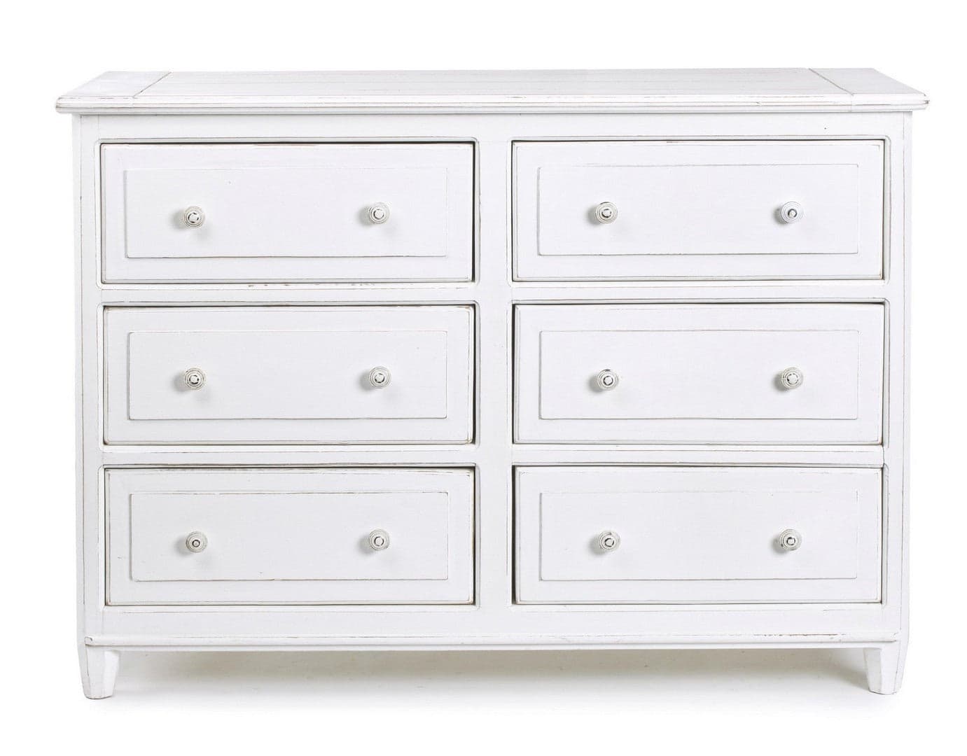 Cassettiera "Colette" per interno, con 6 Cassetti, 124 x 49 x 89 cm in Cassettiere Decor Space - Altamura, commercioVirtuoso.it