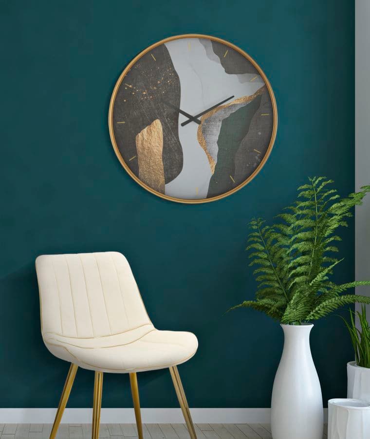 Orologio-da-parete-in-ferro-e-legno-MDF-per-salotto-e-cucina