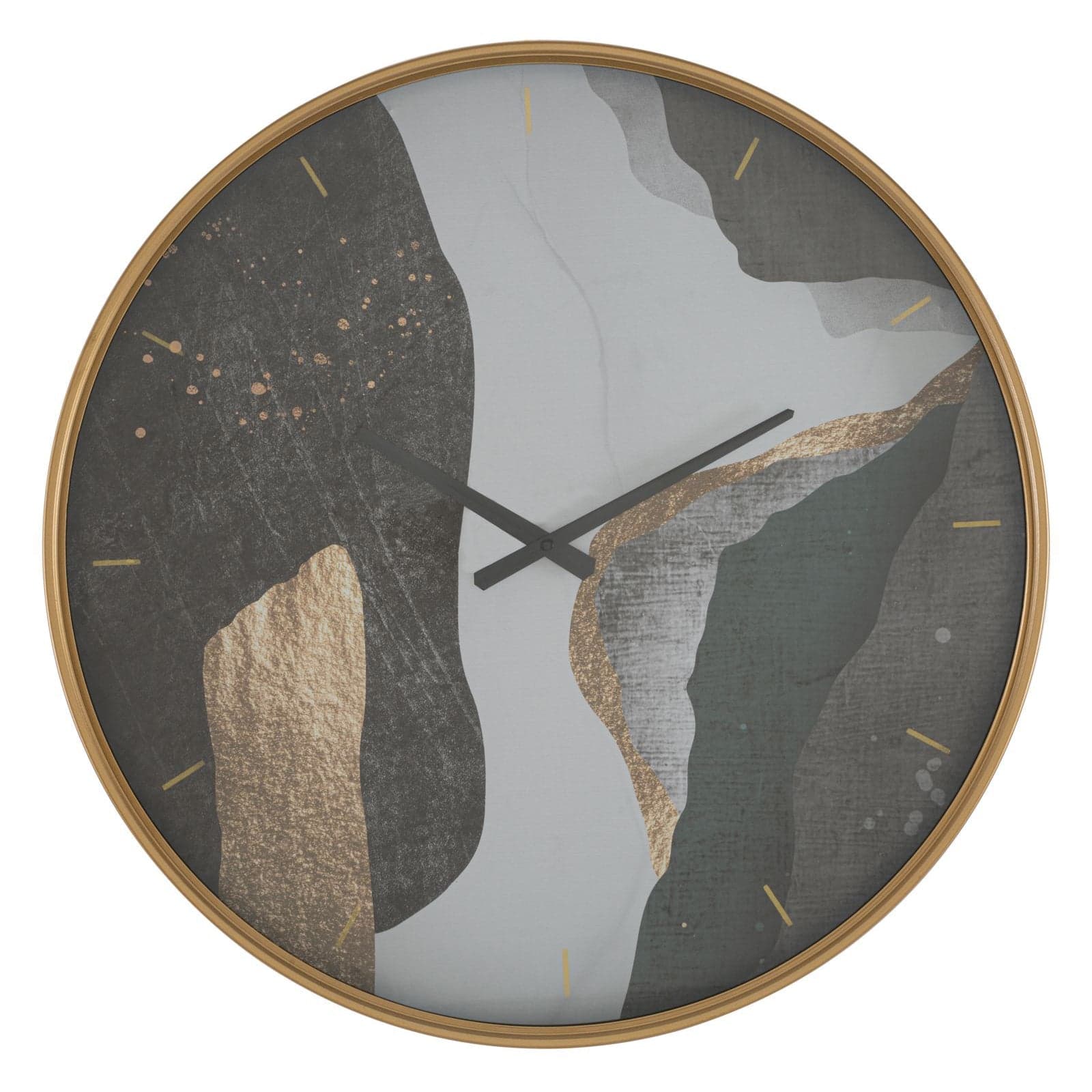 Orologio da parete in ferro e legno MDF per salotto e cucina in Orologi da parete Decor Space - Altamura, commercioVirtuoso.it