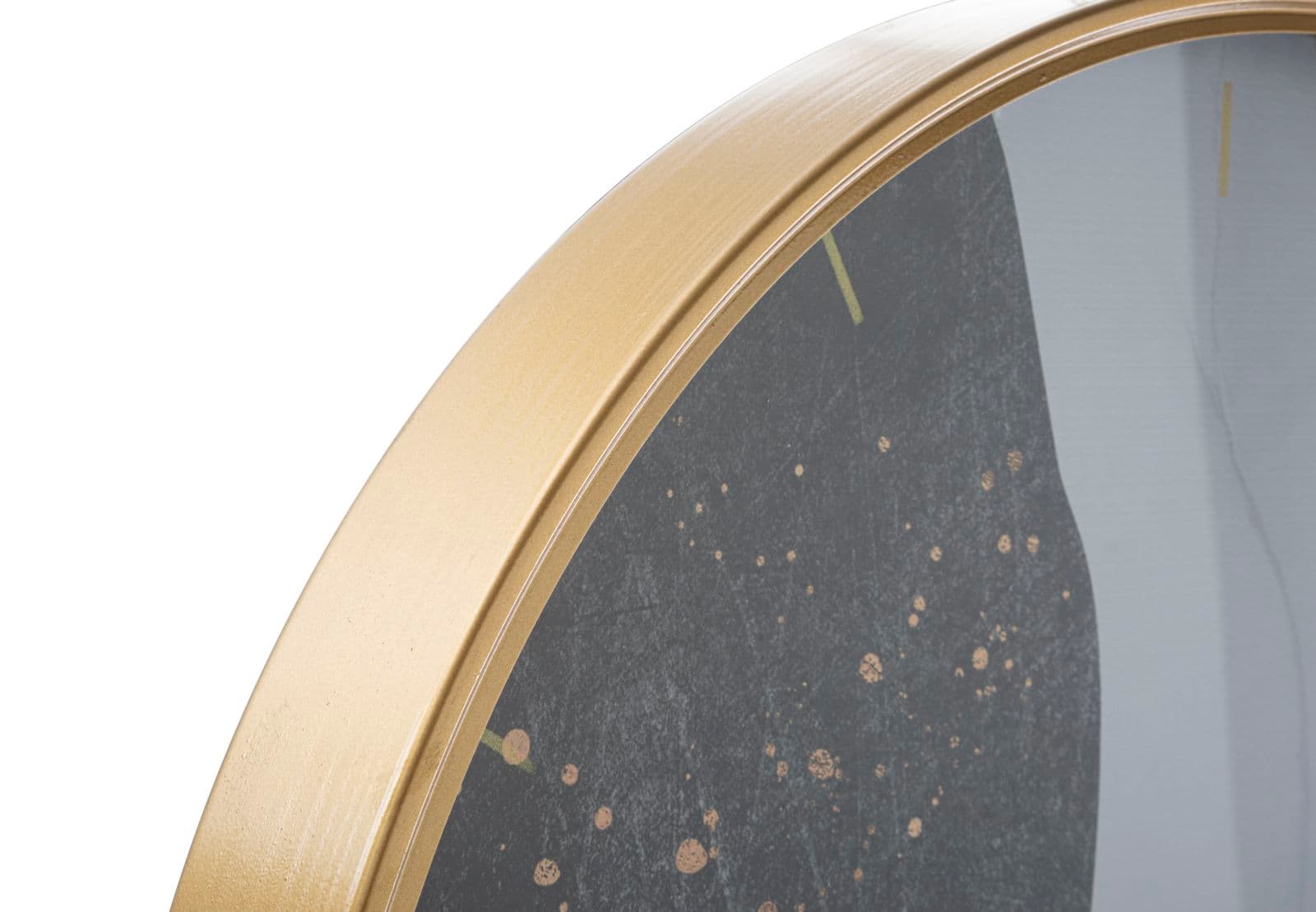 Orologio da parete in ferro e legno MDF per salotto e cucina in Orologi da parete Decor Space - Altamura, commercioVirtuoso.it