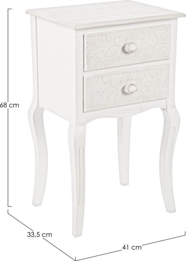 Cassettiera "Clorine" per interno, con 4 Cassetti, 45 x 34.5 x 87.5 cm in Cassettiere Decor Space - Altamura, commercioVirtuoso.it