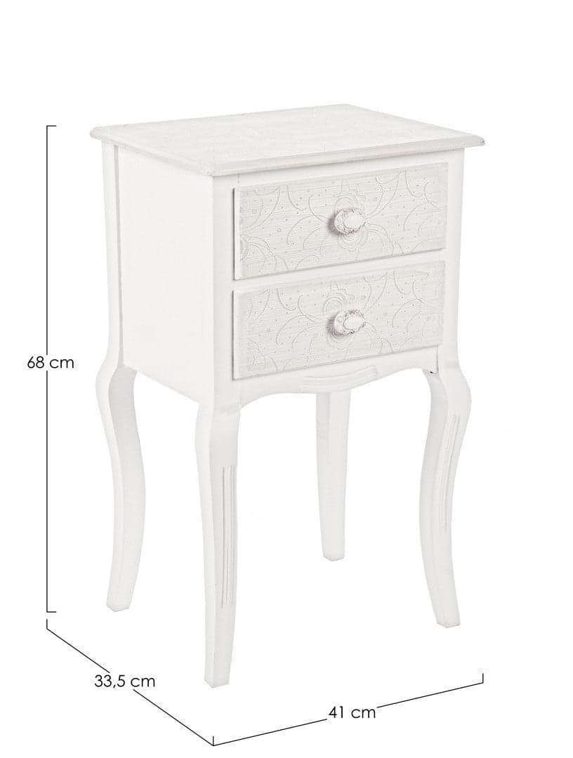 Cassettiera "Clorine" per interno, con 4 Cassetti, 45 x 34.5 x 87.5 cm in Cassettiere Decor Space - Altamura, commercioVirtuoso.it