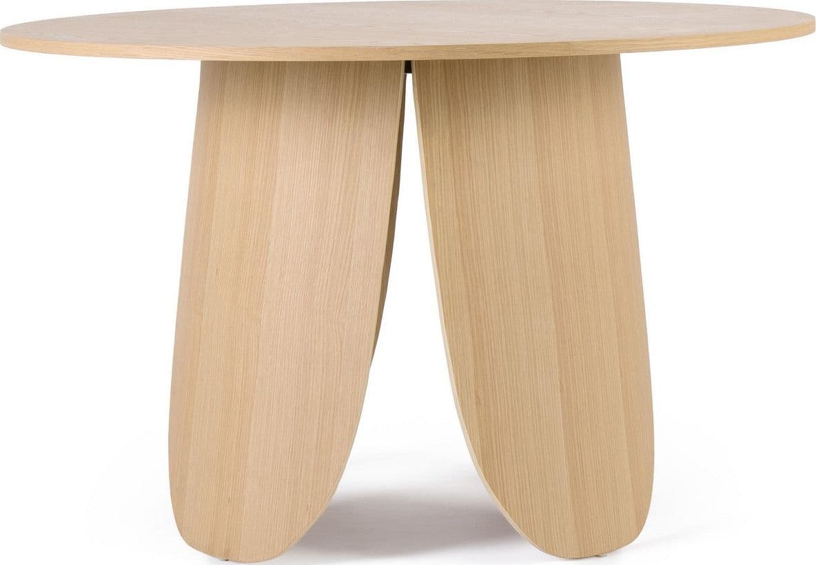 Tavolo "Jordyn" piano in MDF impiallacciato, per interno ed esterno Ø120a - 75 cm in Tavoli da sala da pranzo Decor Space - Altamura, commercioVirtuoso.it