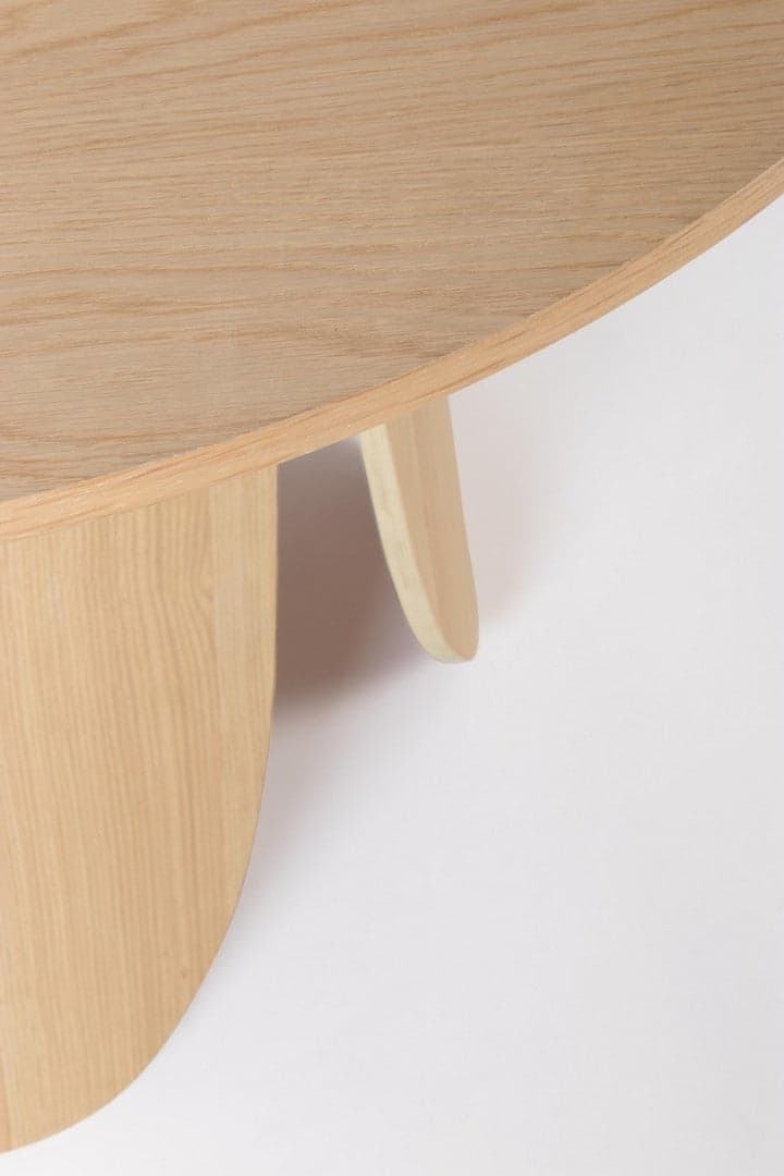 Tavolo "Jordyn" piano in MDF impiallacciato, per interno ed esterno Ø120a - 75 cm in Tavoli da sala da pranzo Decor Space - Altamura, commercioVirtuoso.it