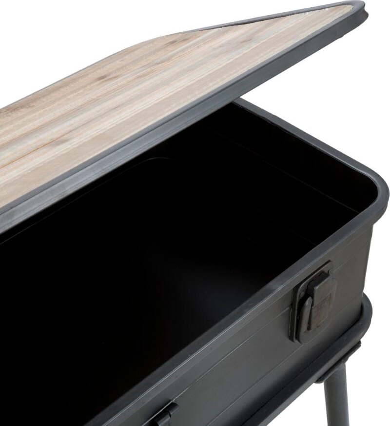 Panca-in-ferro-e-legno-con-contenitore-color-grigio-per-interni