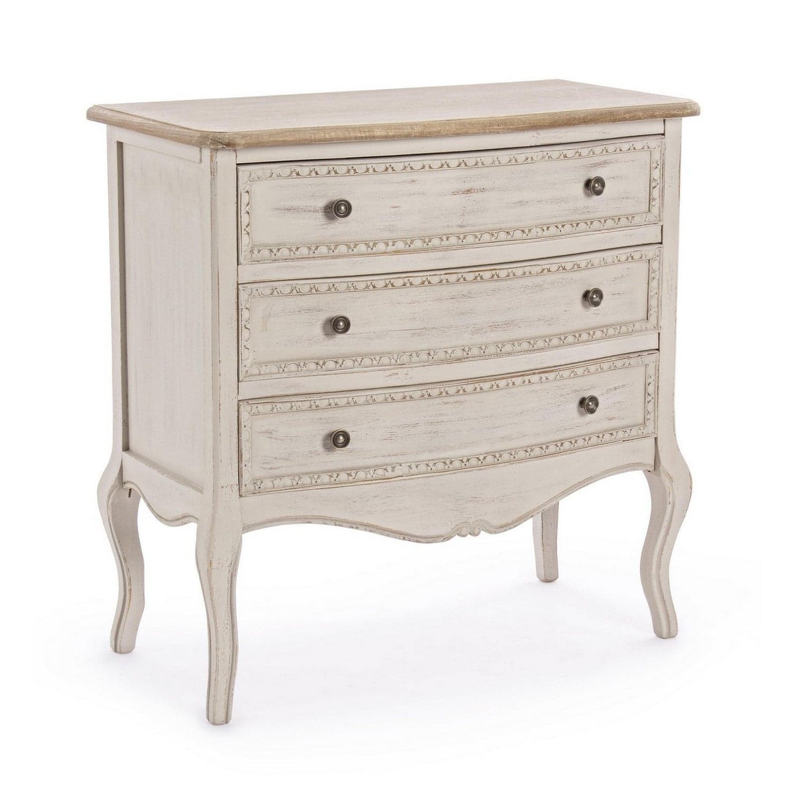 Cassettiera "Clarisse" per interno, con 3 Cassetti, 85 x 43 x 85 cm - 12