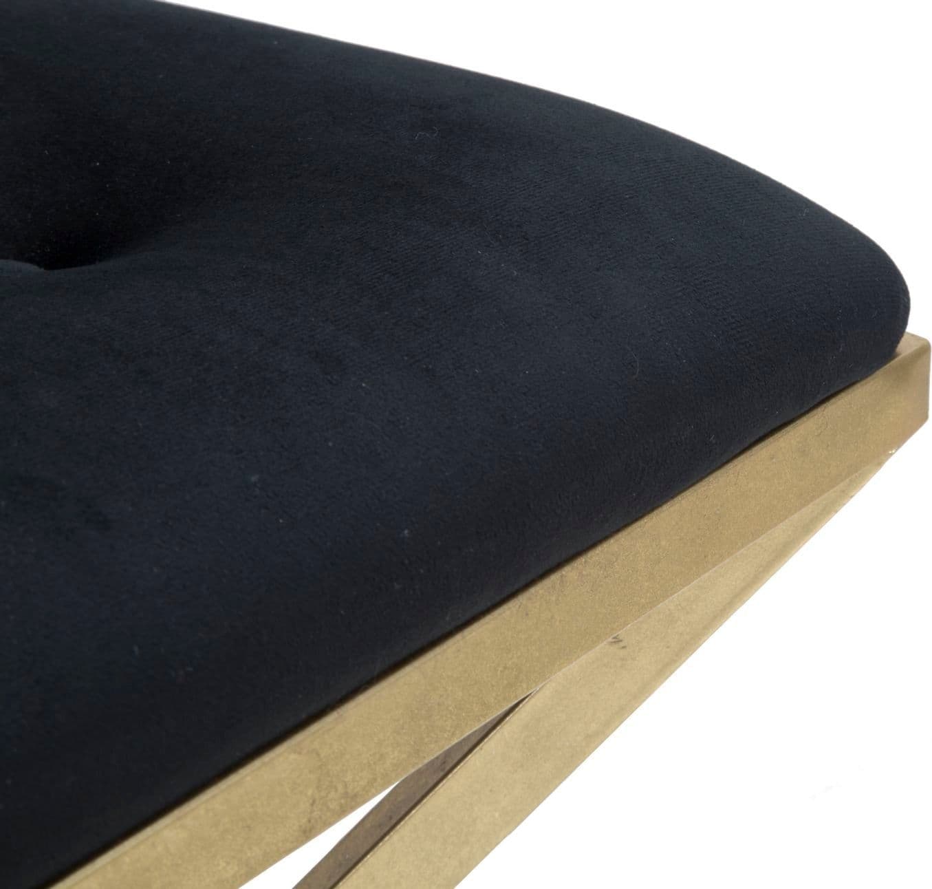 Sgabello "Piramid" quadrato in poliestere struttura in ferro color oro per interni in Sgabelli Decor Space - Altamura, commercioVirtuoso.it