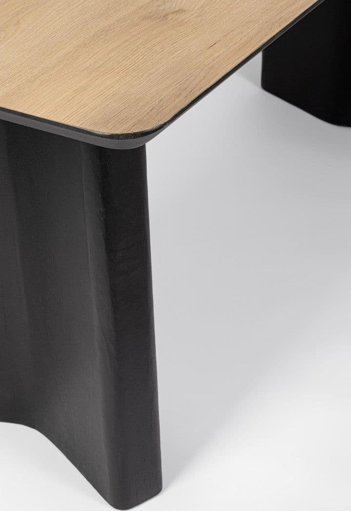 Tavolo "Stanwood" in MDF impiallacciato rovere, 190 x 90 x 77h cm in Tavoli da sala da pranzo Decor Space - Altamura, commercioVirtuoso.it