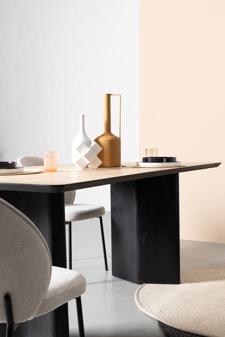 Tavolo "Stanwood" in MDF impiallacciato rovere, 190 x 90 x 77h cm in Tavoli da sala da pranzo Decor Space - Altamura, commercioVirtuoso.it