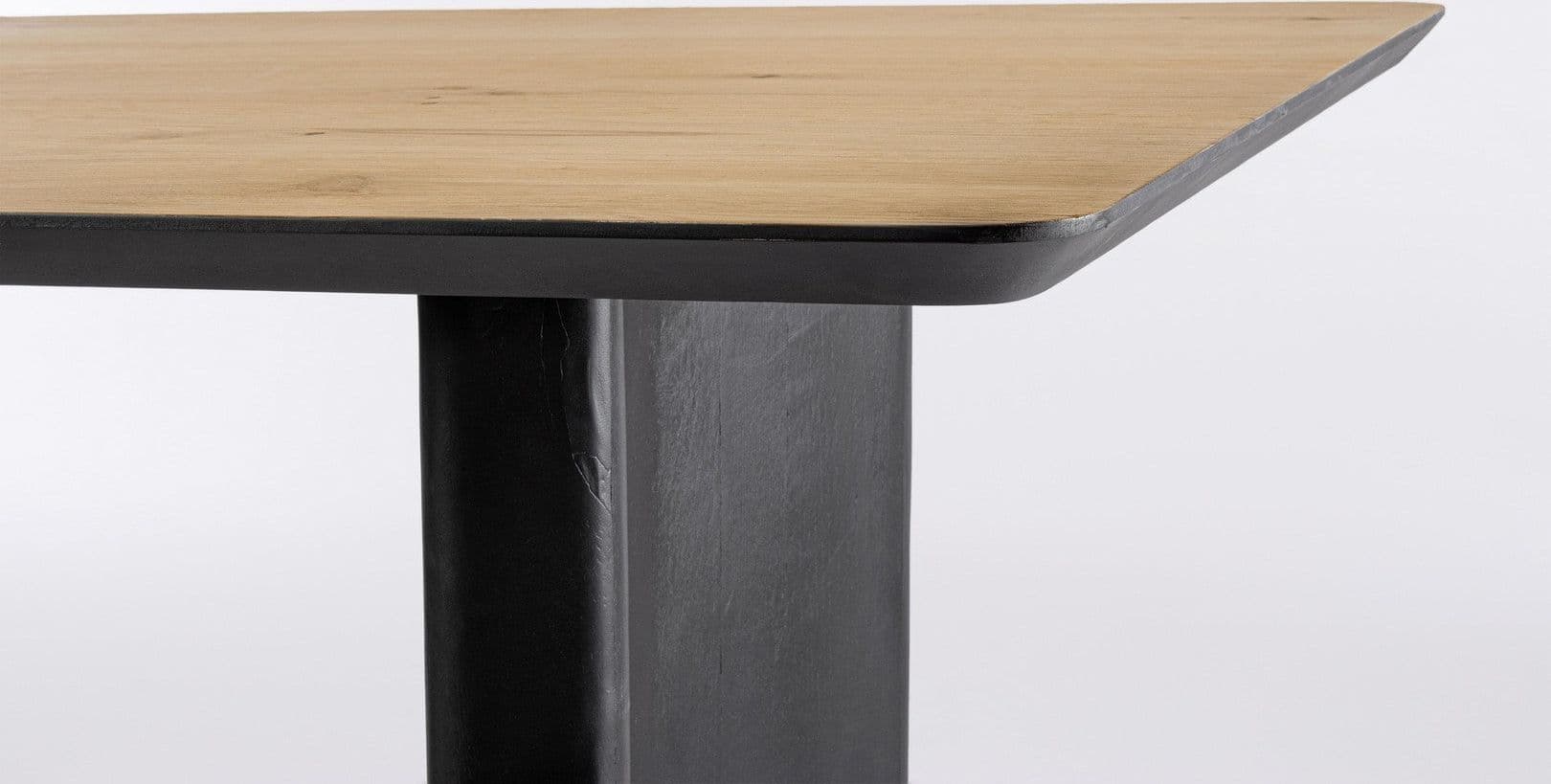 Tavolo "Stanwood" in MDF impiallacciato rovere, 190 x 90 x 77h cm in Tavoli da sala da pranzo Decor Space - Altamura, commercioVirtuoso.it