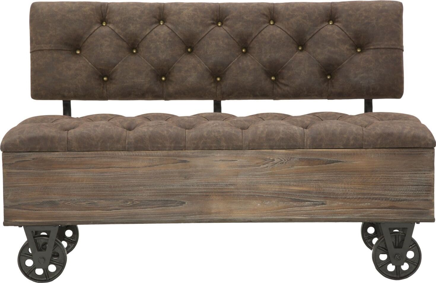 Panca-in-tessuto-con-contenitore-in-legno-color-marrone-per-interni