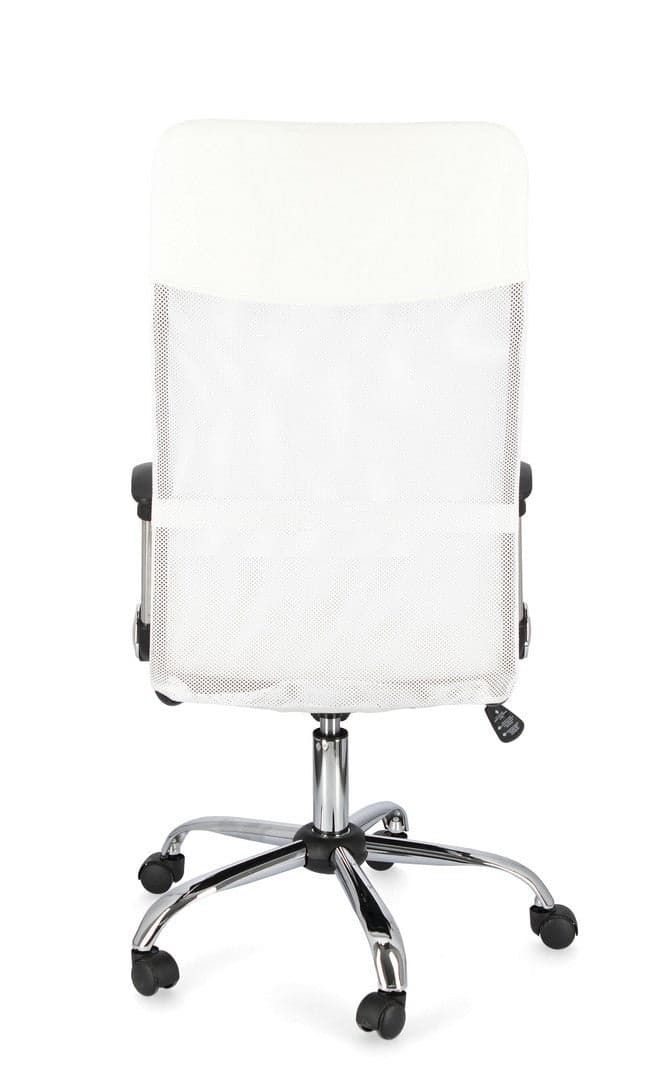 Sedia "Dakar" da ufficio ergonomica con braccioli in acciaio cromato, altezza regolabile in Poltrone Decor Space - Altamura, commercioVirtuoso.it