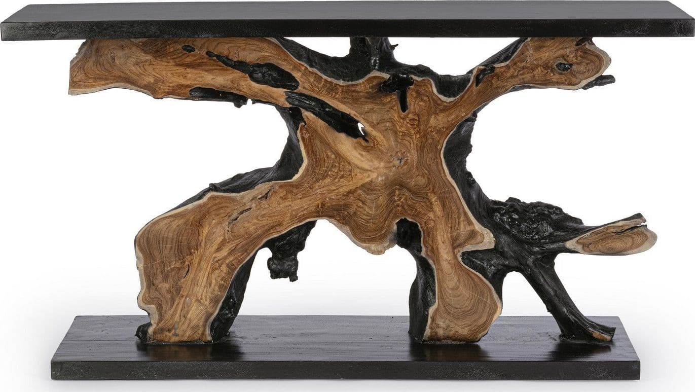 Consolle "Sherwood" con struttura interna in radici di Teak, per interno in Credenze Decor Space - Altamura, commercioVirtuoso.it