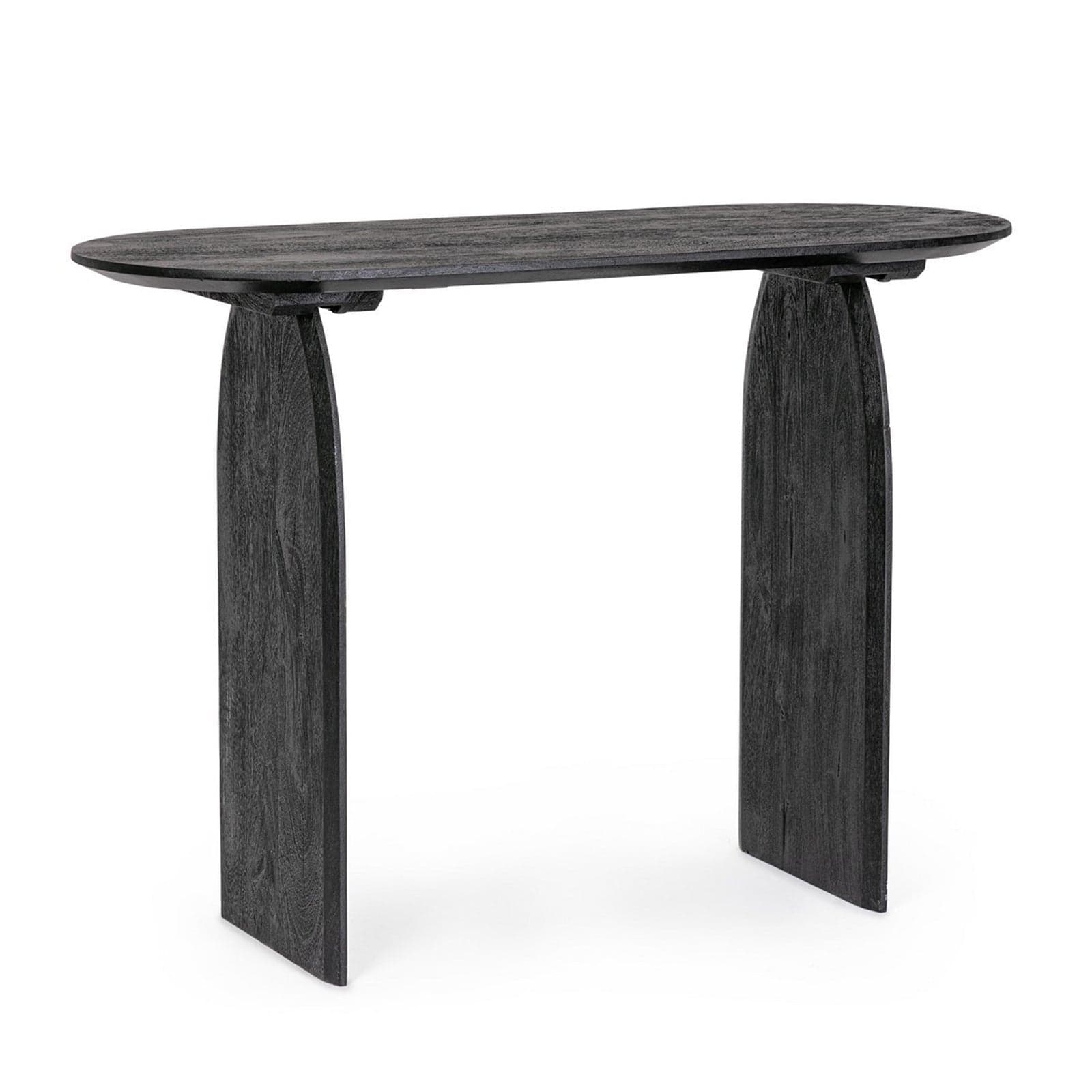 Consolle "Monterrey" con struttura in legno di mango, colore nero, 110 x 45 x 76h cm in Credenze Decor Space - Altamura, commercioVirtuoso.it