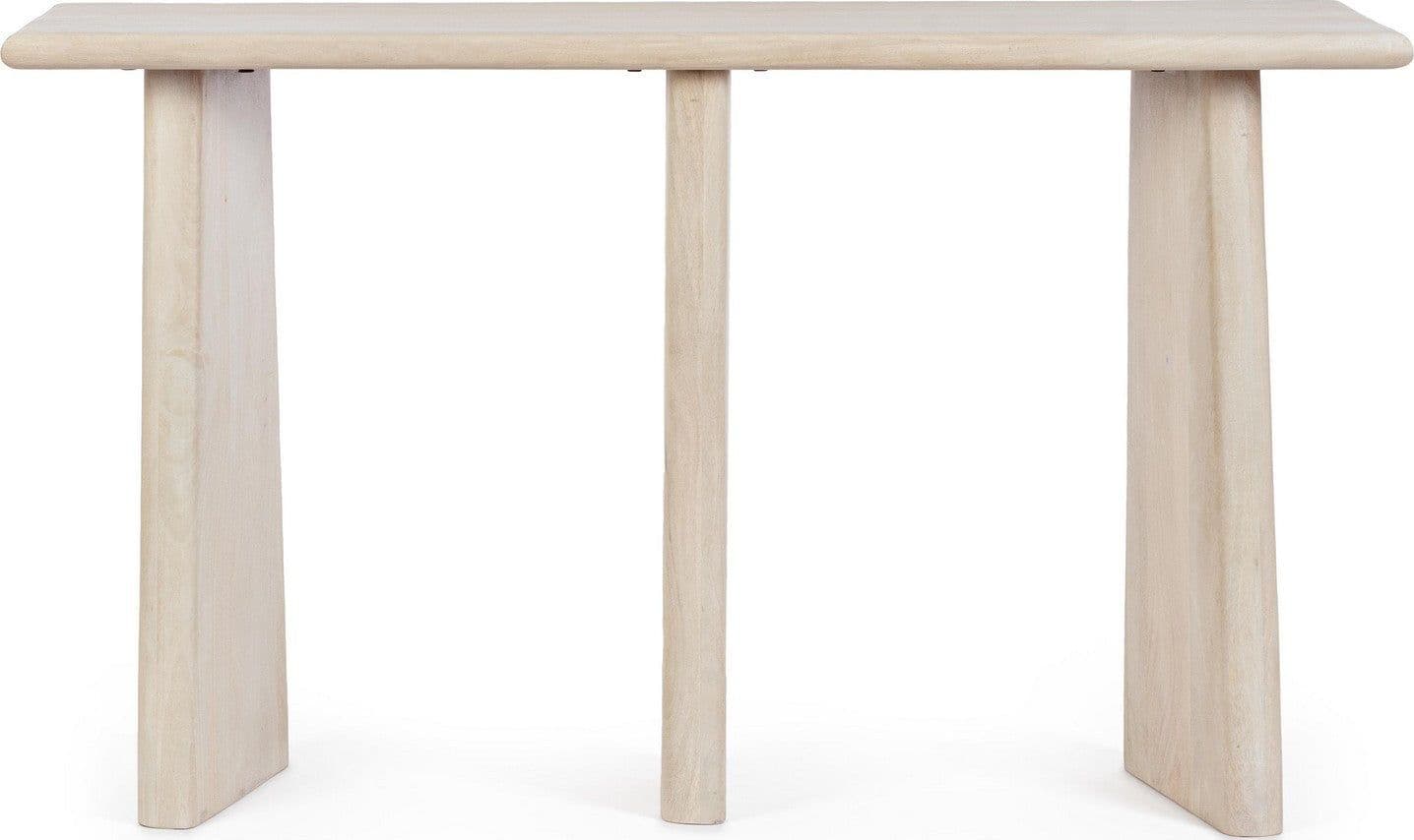 Consolle "Zacatecas" con struttura in legno di mango, da 130 x 40 x 75h cm in Credenze Decor Space - Altamura, commercioVirtuoso.it