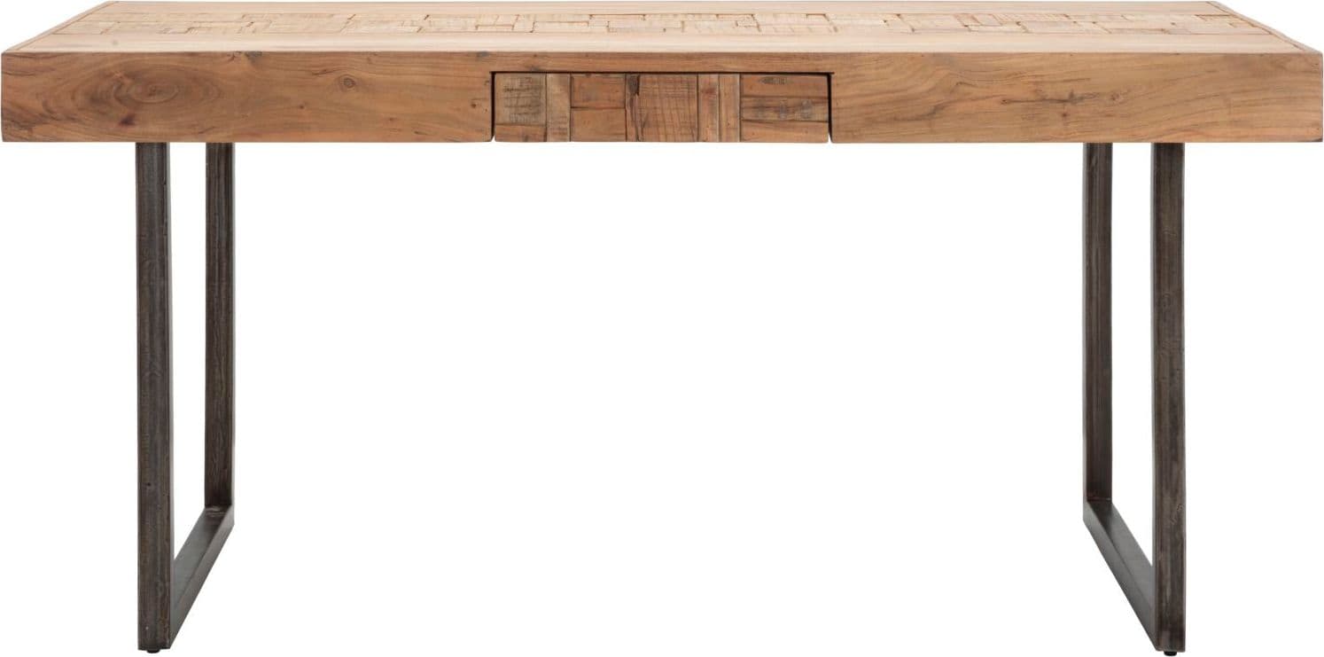 Tavolo "Mumbai" allungabile in legno di acacia per cucina e soggiorno 160/240 x 90 cm in Tavoli da sala da pranzo Decor Space - Altamura, commercioVirtuoso.it