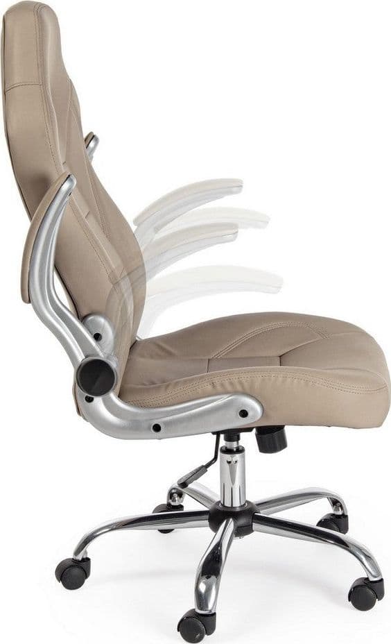 Sedia "Boneville" da ufficio ergonomica con braccioli sollevabili, altezza regolabile in Poltrone Decor Space - Altamura, commercioVirtuoso.it