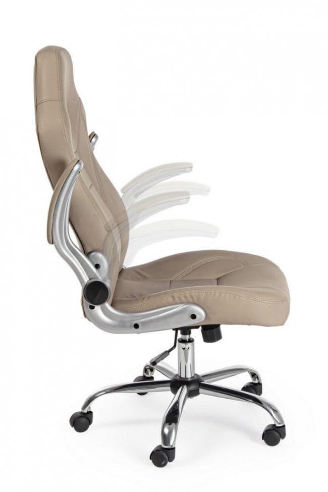 Sedia "Boneville" da ufficio ergonomica con braccioli sollevabili, altezza regolabile in Poltrone Decor Space - Altamura, commercioVirtuoso.it