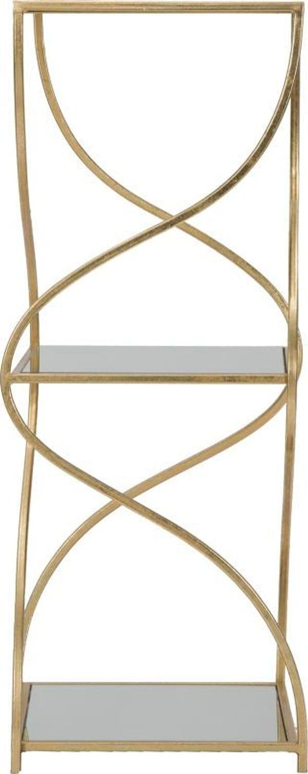 Tavolinetto-porta-telefono-con-3-ripiani-in-metallo-color-oro-e-vetro-per-interni